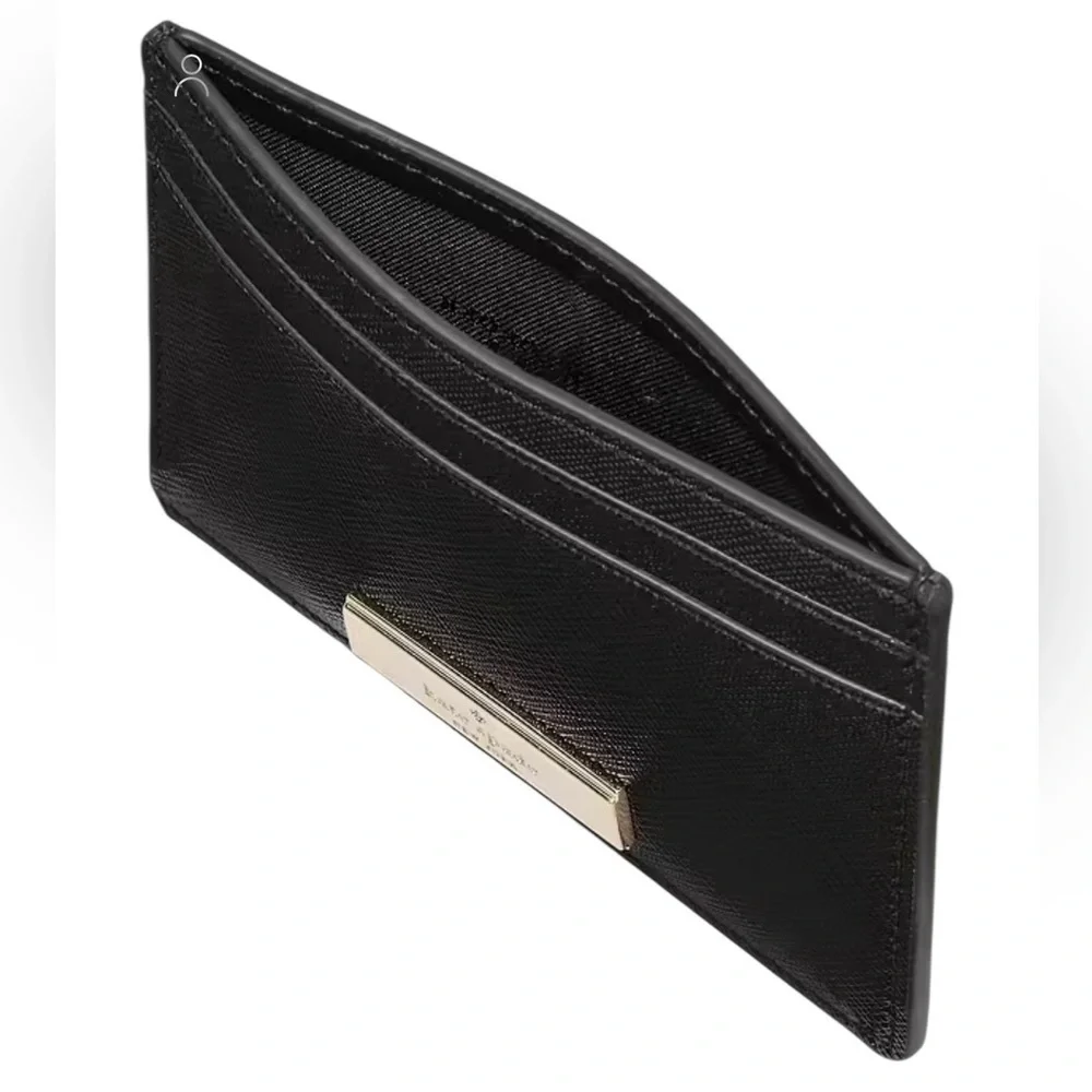 KATE SPADE Kenzie Boxed Small Cardholder Black NWT